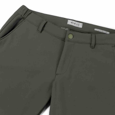 Travel broek 8414 green bonded