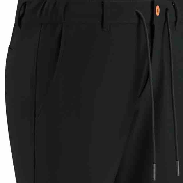 Travel broek 8414 zwart bonded 
