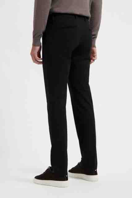 Travel broek 8414 zwart bonded 