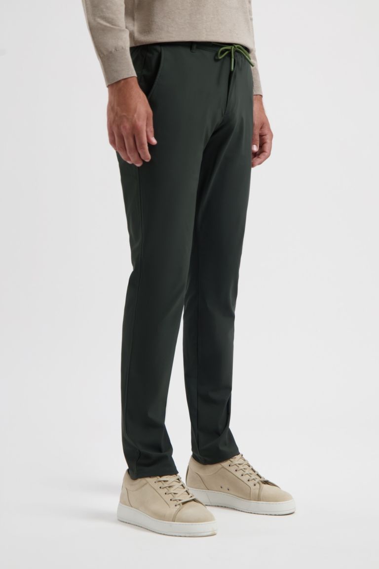Travel broek 8414 green bonded