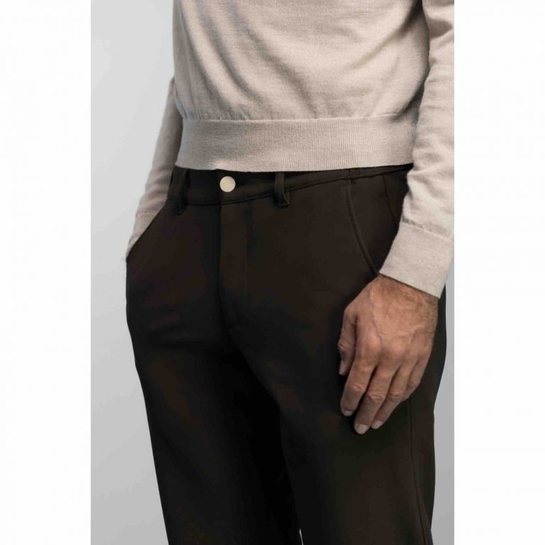 Travel broek 8414 bruin bonded