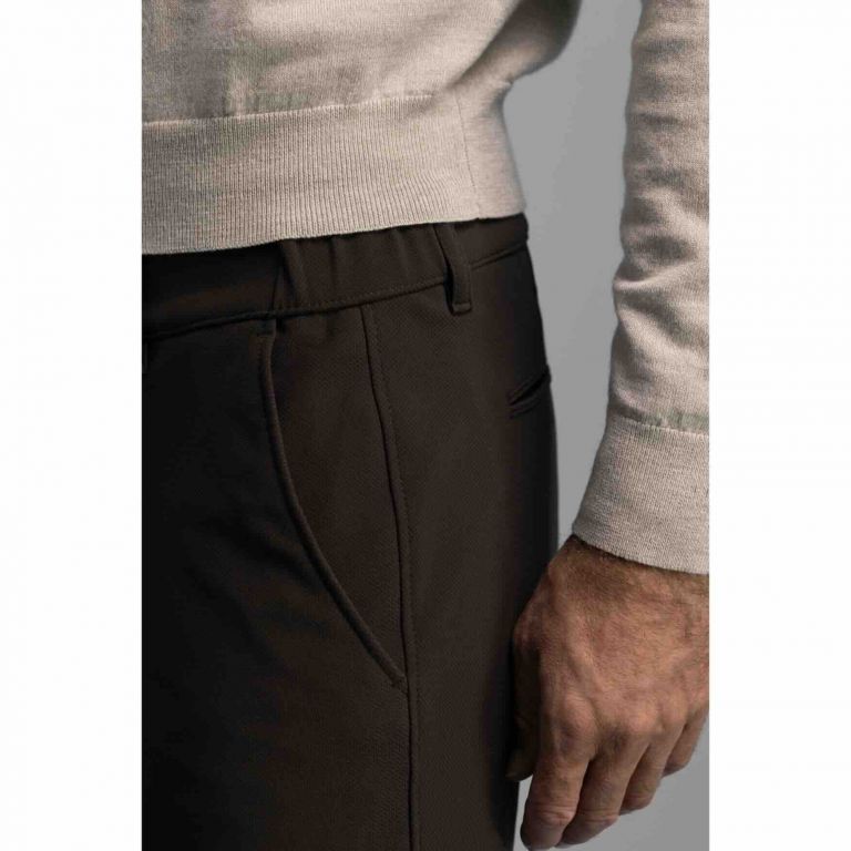 Travel broek 8414 bruin bonded