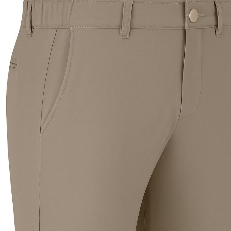 Travel broek 8414 taupe bonded