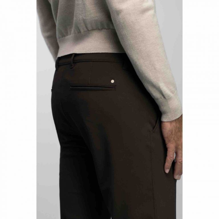 Travel broek 8414 bruin bonded