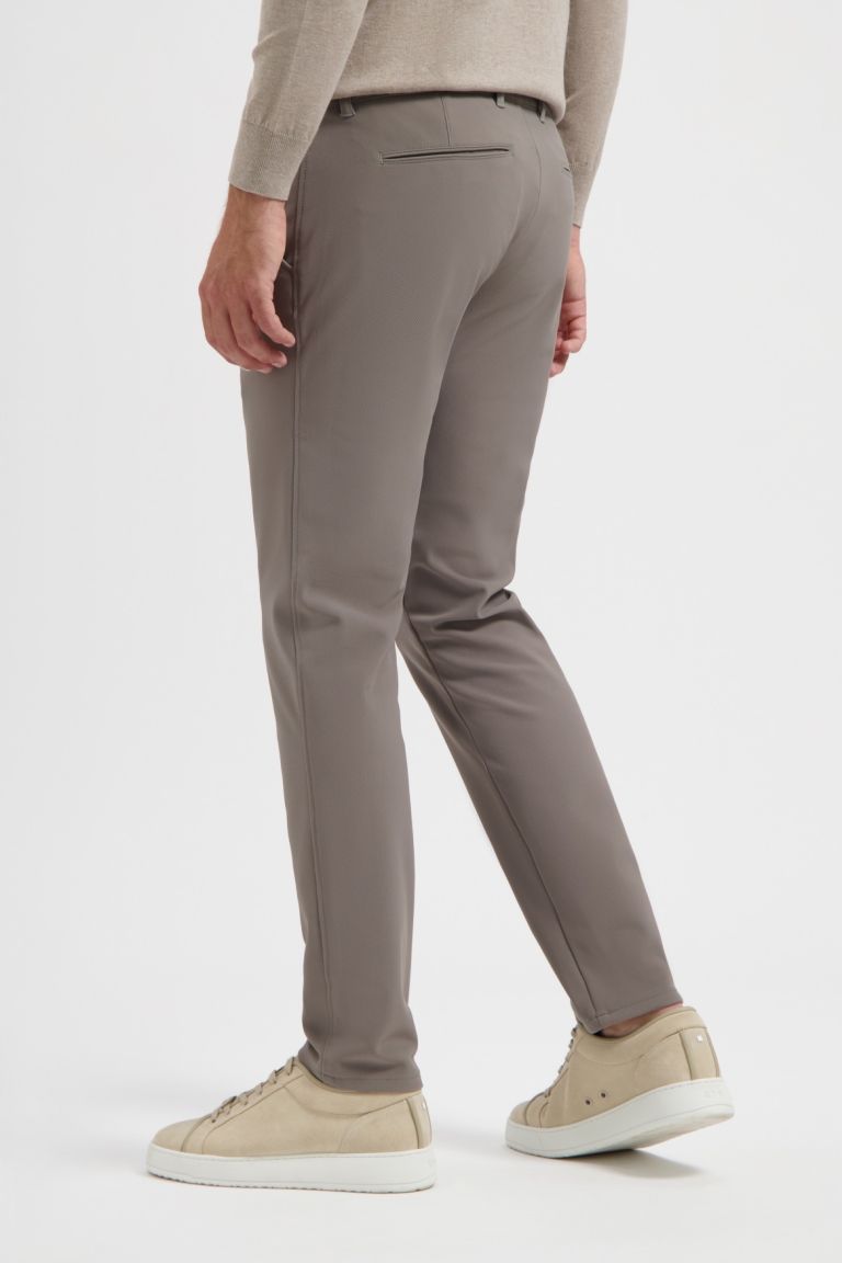Travel broek 8414 taupe bonded