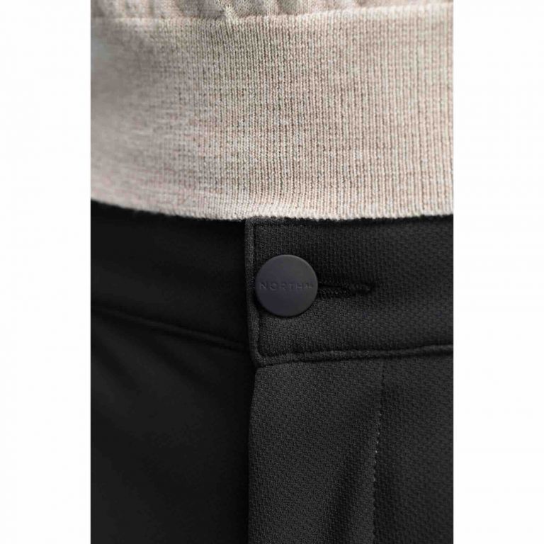 Travel broek 8414 antraciet bonded 