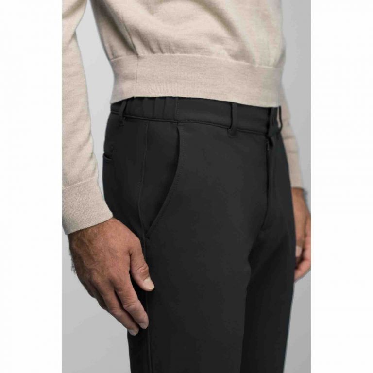 Travel broek 8414 antraciet bonded 